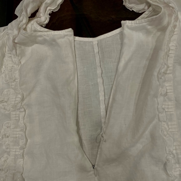 Madison Studio  Lace Accent Blouse 16 white - Picture 9 of 17